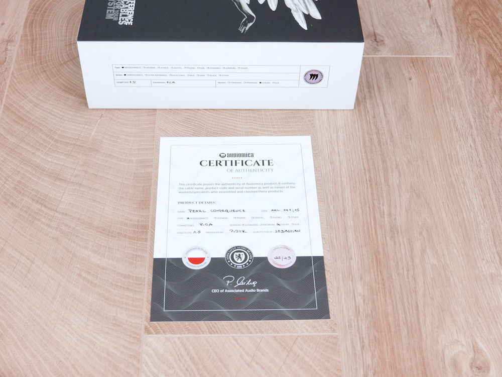 Audiomica Laboratory Consequence PEARL Luxury high end ... 5