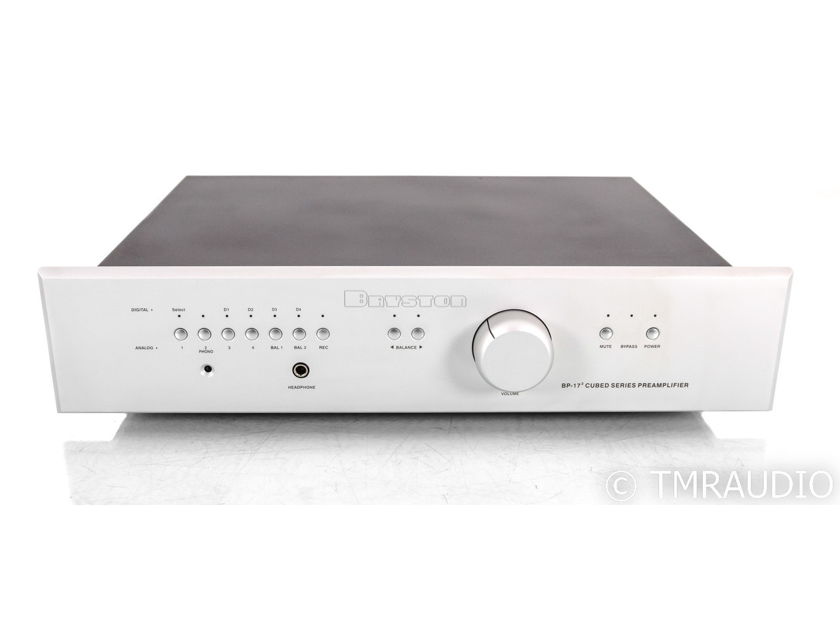 Bryston BP-17 Cubed Stereo Preamplifier; Silver; 19" (48705)