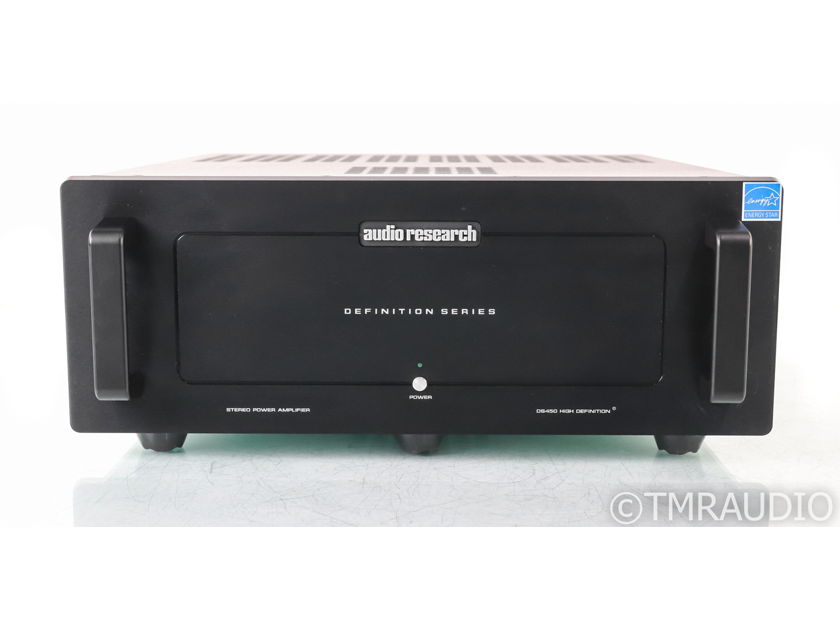 Audio Research DS450 Stereo Power Amplifier; DS-450; Definition Series; Black (36714)