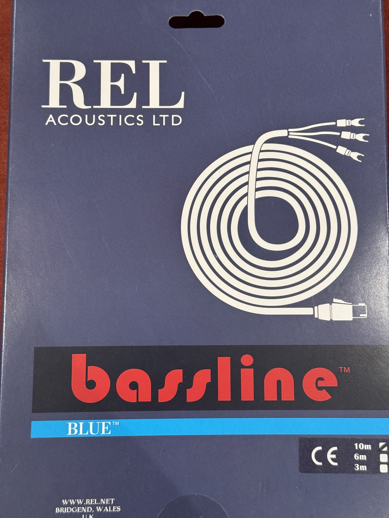 REL  Bassline Blue 10 meter - highest grade subwoofer c... 2