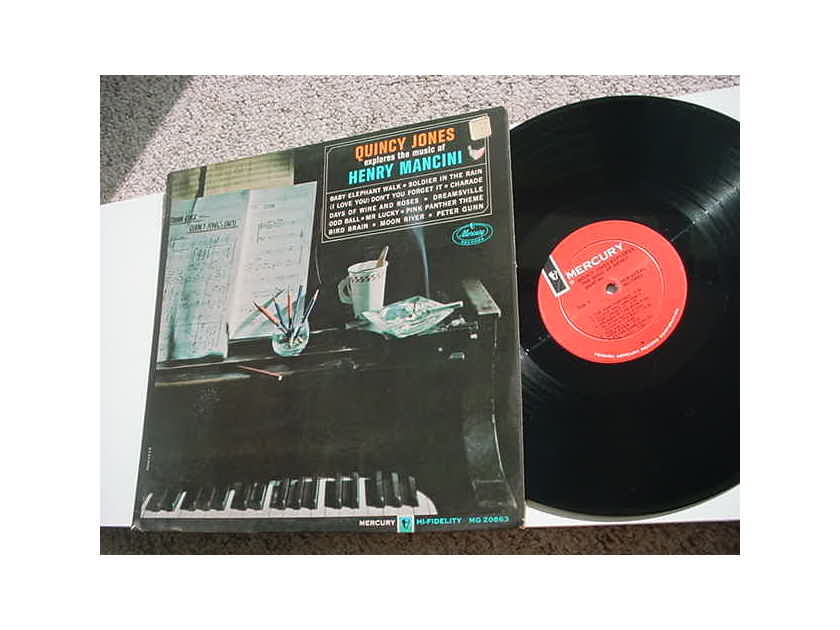 jazz Quincy Jones lp record Explores the music of Henry Mancini MERCURY MG 20863