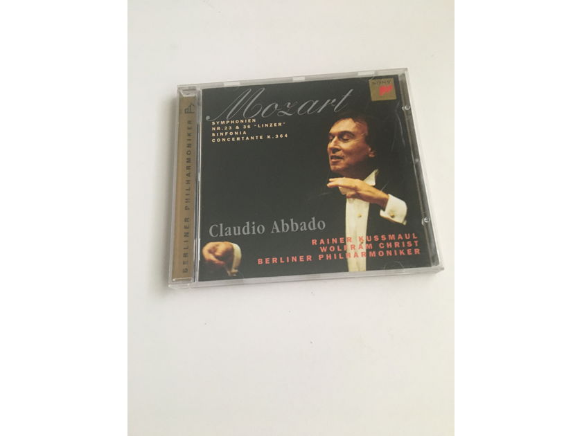 Mozart Claudio Abbado Rainer Kussmaul  Wolfram Christ gold cd Sony Berliner SBM 1996
