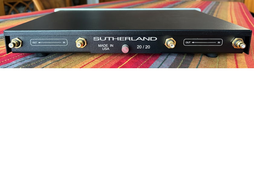 Sutherland Engineering 20/20 For Sale Audiogon