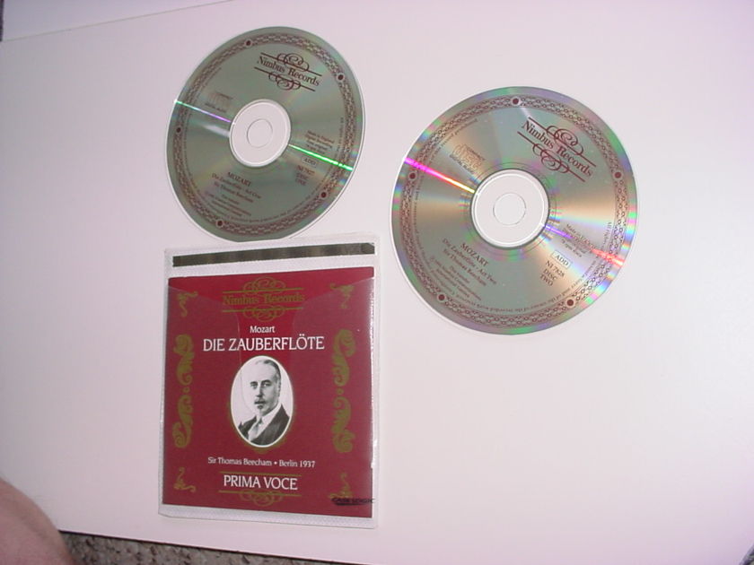 MOZART Die Zauberflote double cd set 1999 UK Nimbus NI 7827/8