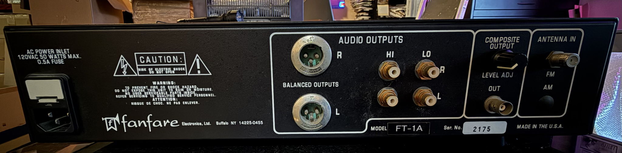 Fanfare FM FT-1a S tereophile Class A Rated FM Tunner w... 4