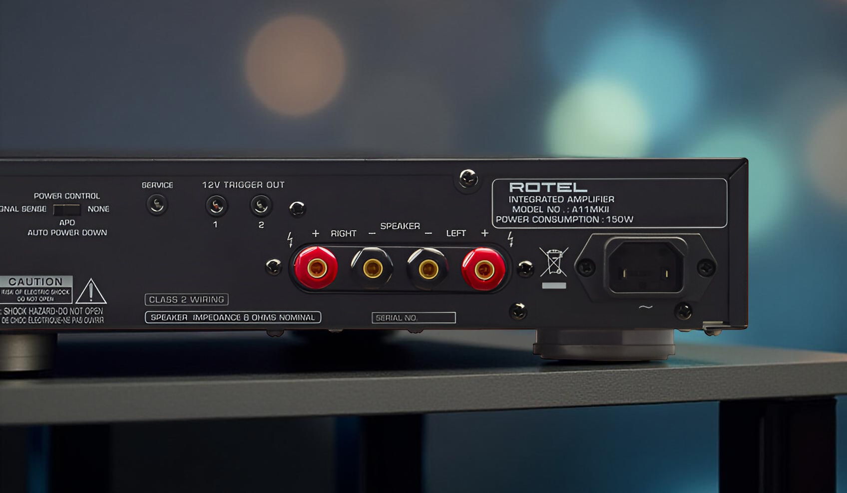 Rotel A11 MKII 50/80-WRMS Integrated Amplifier - Black ... 6