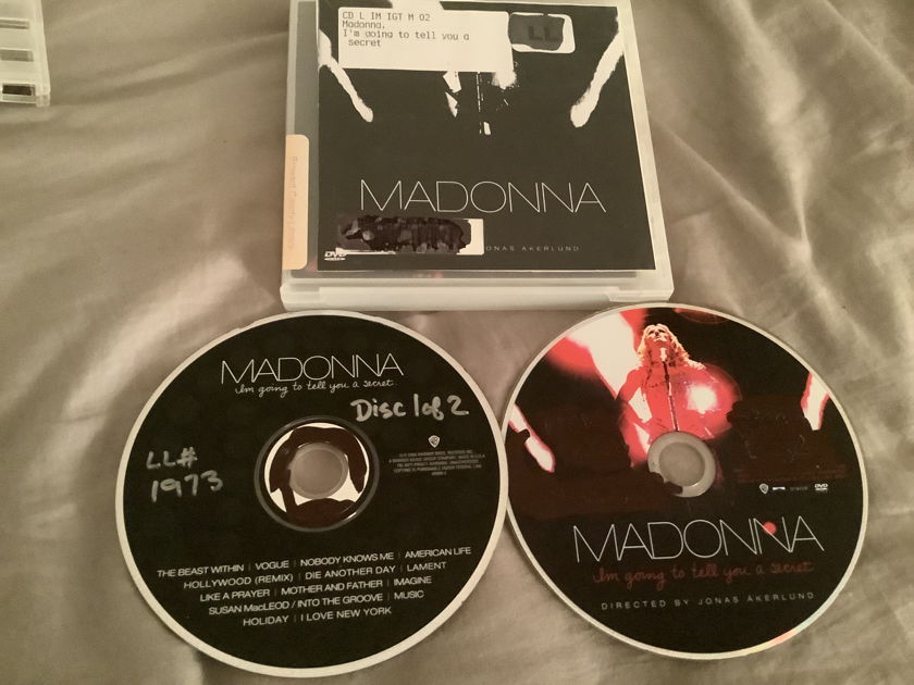 Madonna CD/DVD Maverick Records I’m Going To Tell You A Secret