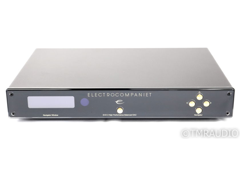 Electrocompaniet ECD 2 DAC; ECD2; Remote; Black; USB; D/A Converter (34090)