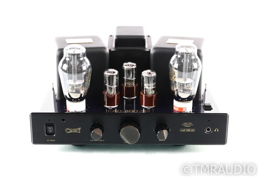 Cary CAD-300 SEI Stereo Tube Integrated Amplifier; CAD300SEI; Remote; New Tubes (27943)