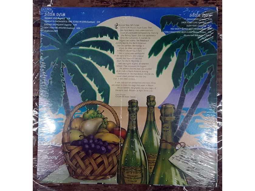 April Wine - Live At The El Mocambo 1977 MINT SEALED Vinyl LP London Records PS 699