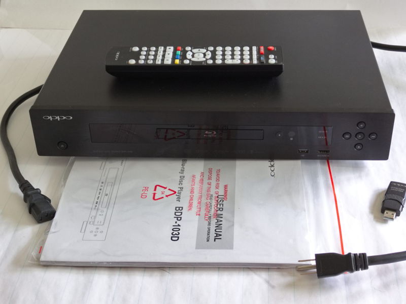 OPPO 103D Blu-Ray, DVD, CD, HDCD, & SACD P For Sale