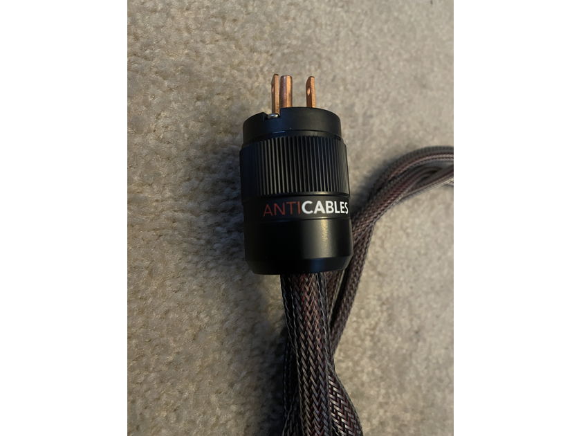 Anticables Level 3 power cord 5ft - mint customer trade-in