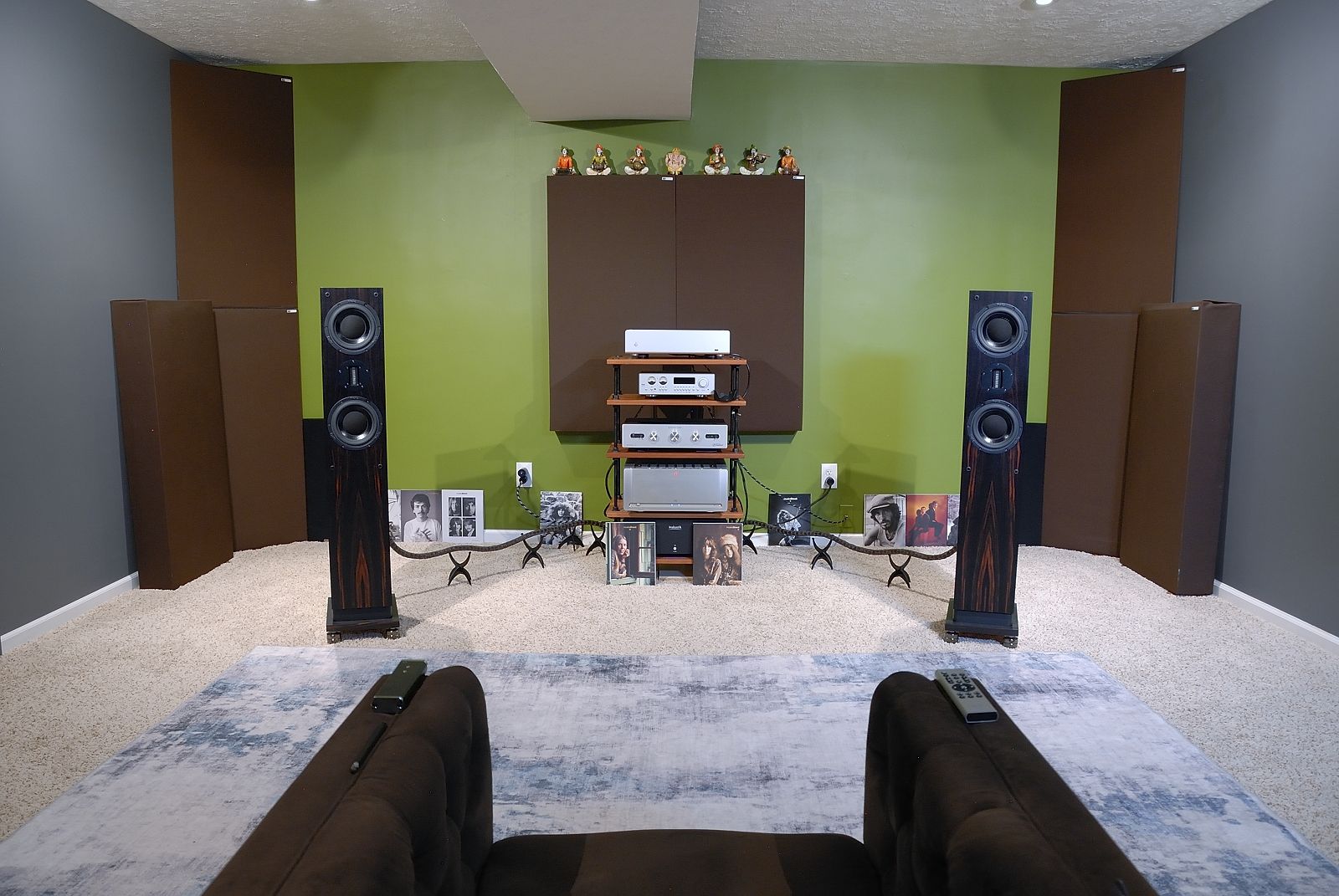 From listening position