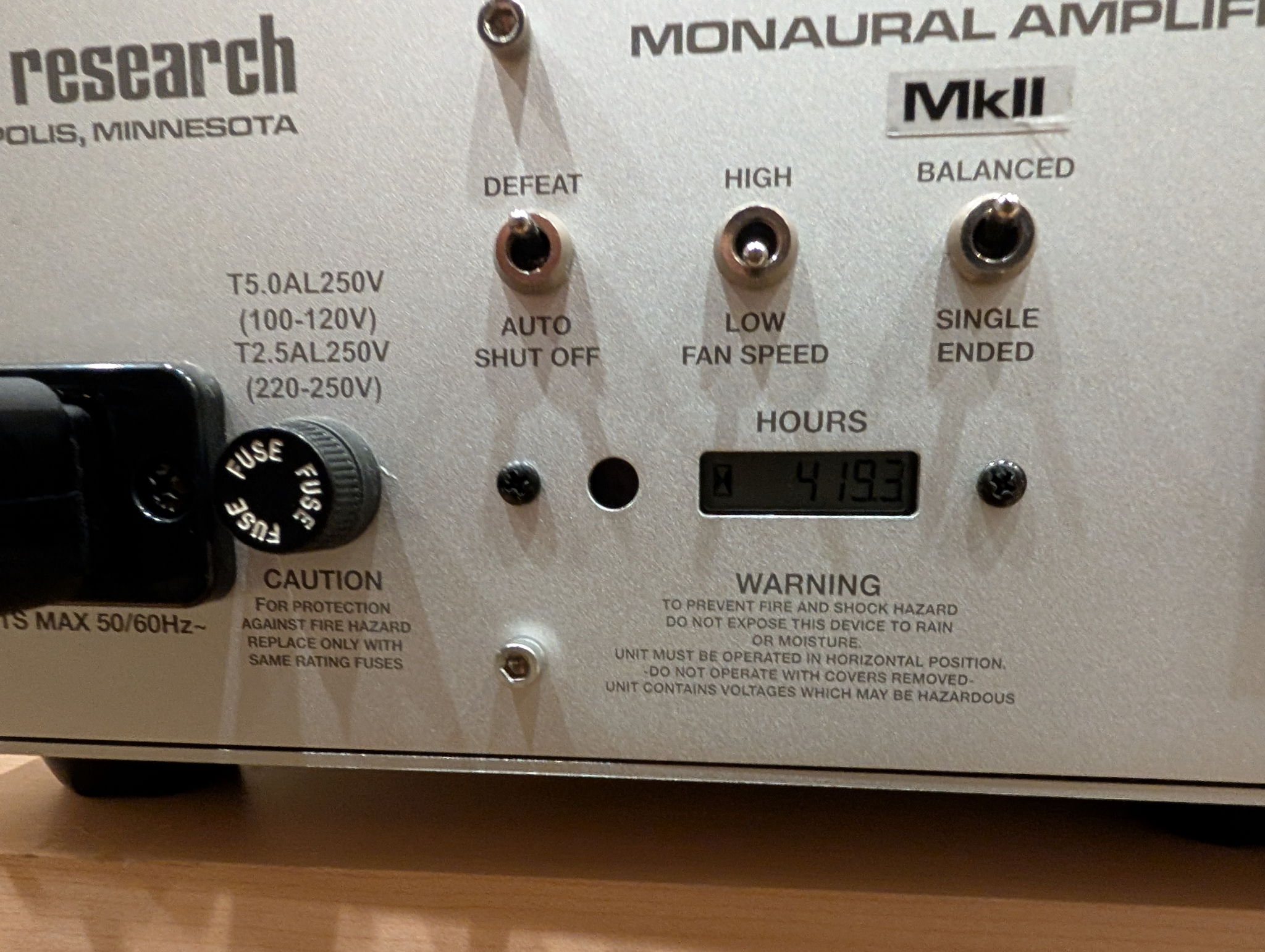 Audio Research Ref 160M Mk II 8