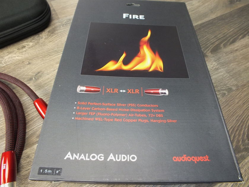 AudioQuest Fire interconnects XLR 1,5 metre