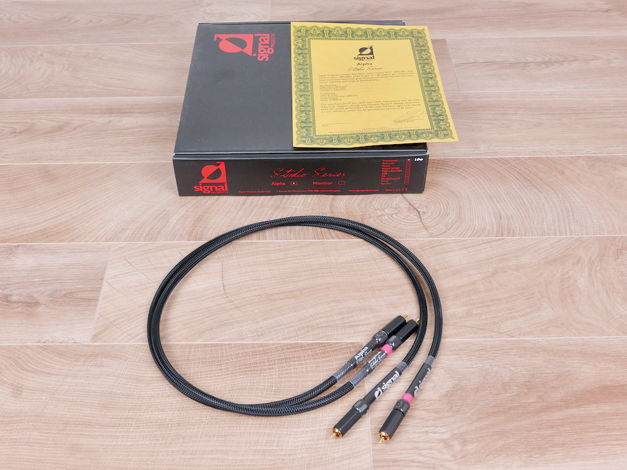 Signal Projects Alpha audio interconnects RCA 1,0 metre...