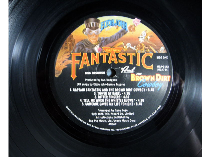 Elton John - Captain Fantastic And The Brown Dirt Cowboy - 1975 MCA Records MCA-2142