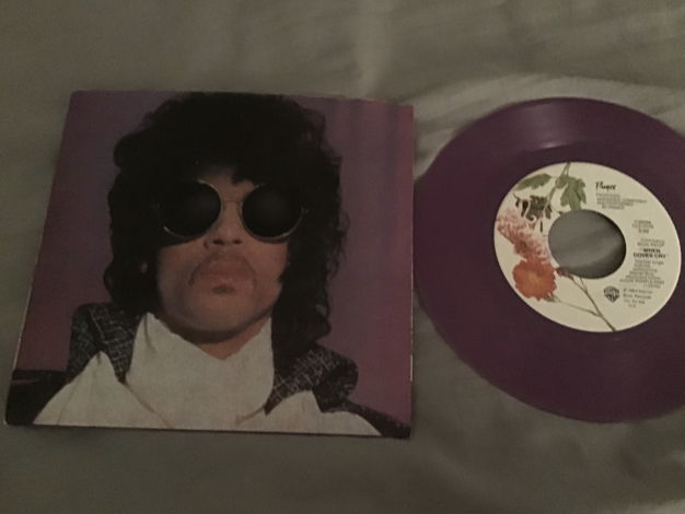 Prince  When Doves Cry/17 Days Purple Vinyl 45 With Pic...