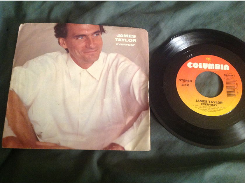 James Taylor Everyday Columbia Records 45 With Picture Sleeve