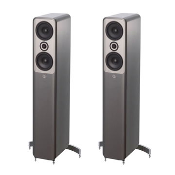Q Acoustics Concept 50 Floorstanding Speakers; Silve (5...