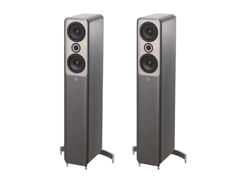 Q Acoustics Concept 50 Floorstanding Speakers; Silve (58453)
