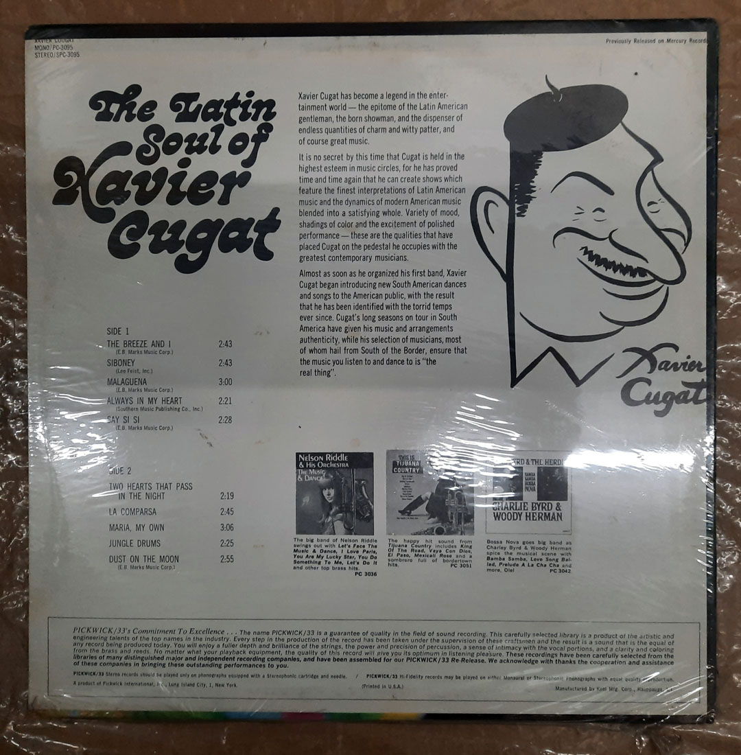 Xavier Cugat – The Latin Soul Of 1967 SEALED ORIGINAL V... 2