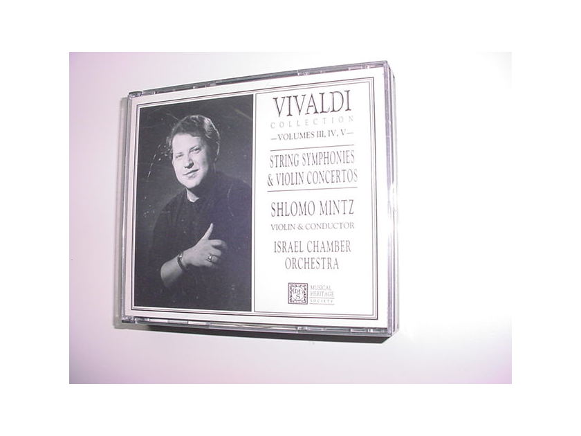 MHS Shlomo Mintz Vivaldi 3 cd set string symphonies & violin concertos vol III IV V