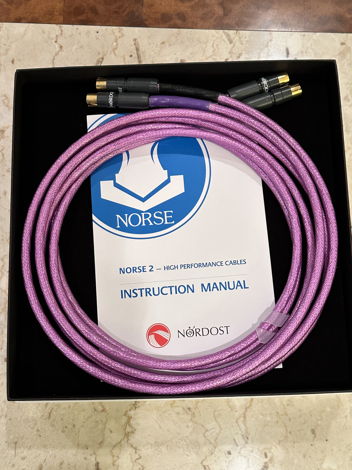 Nordost FREY 2 NORSE RCA Interconnects - 2 meter