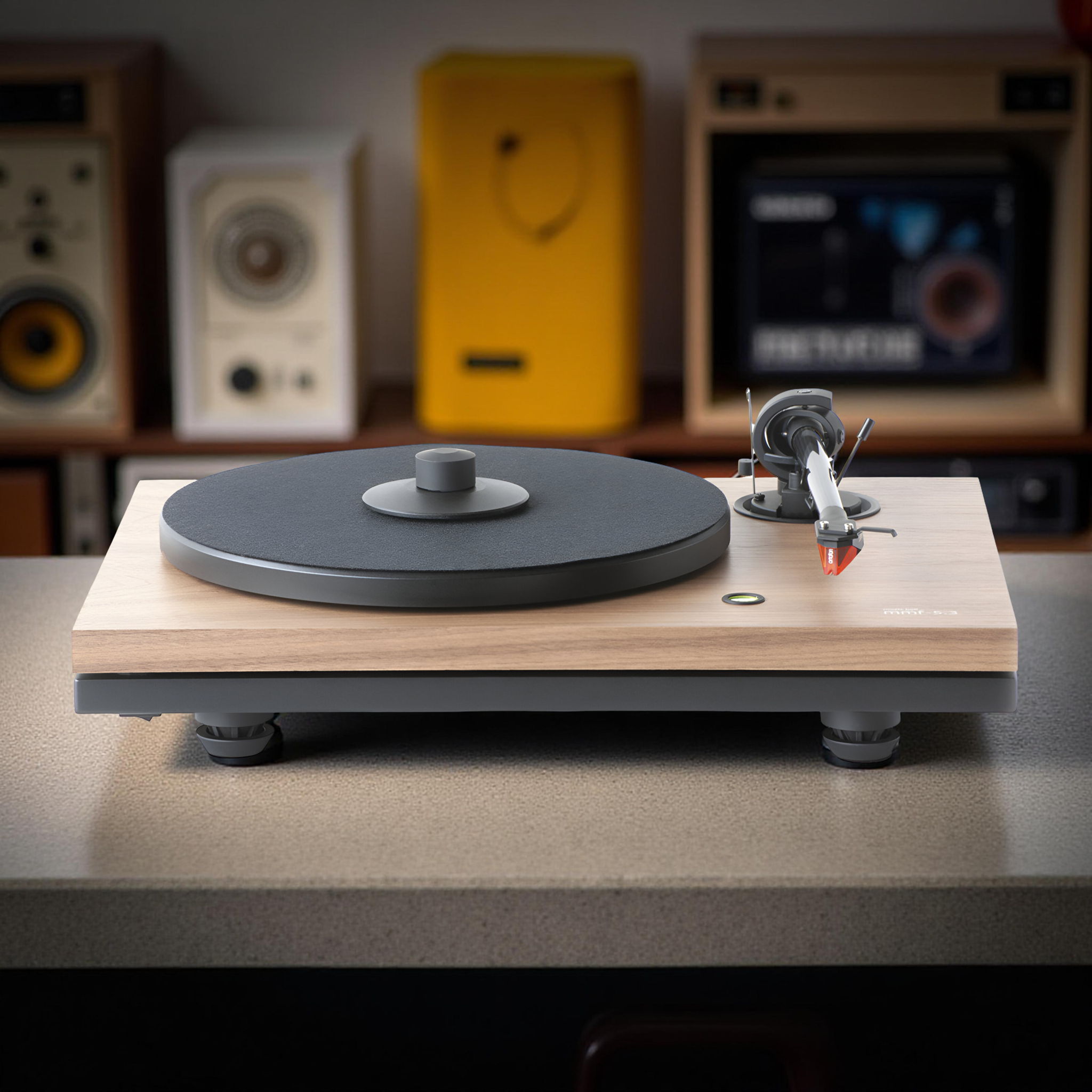 Music Hall MMF 5.3SE in Satin Walnut with Ortofon 2M Blue 2