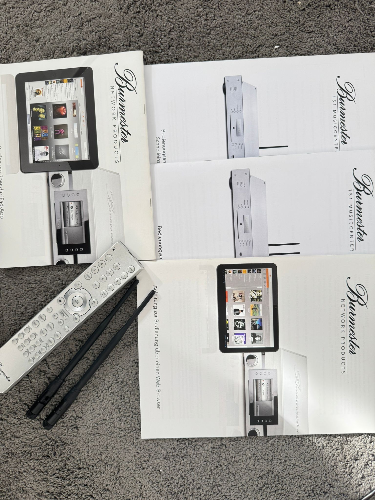 Burmester 151 musiccenter streamer + ripper 6