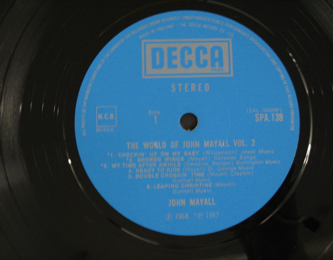 The World Of John Mayall Vol.2  NM 1970 UK IMPORT COMP ... 7