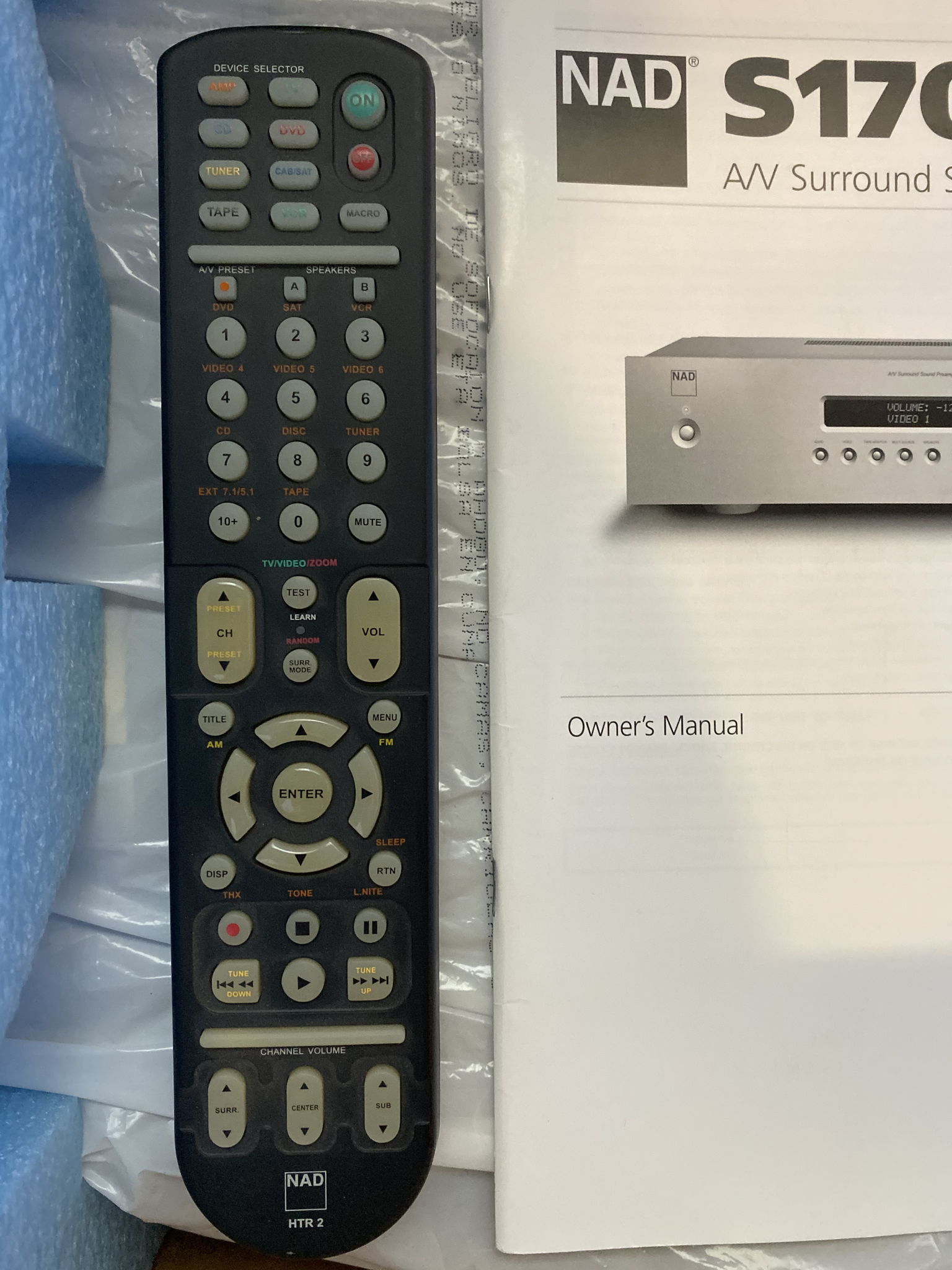 NAD Silver Series S170 Preamp and S250 Power Amplifier 5