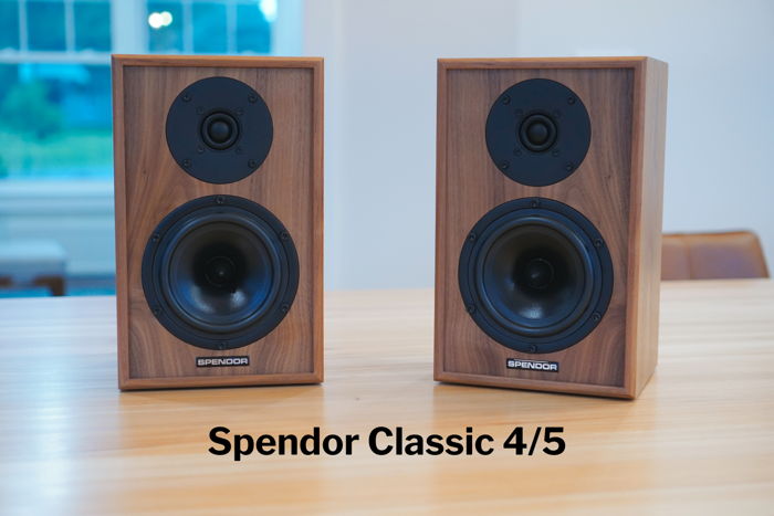 Spendor Classic 4/5 Bookshelf Speakers (Walnut)