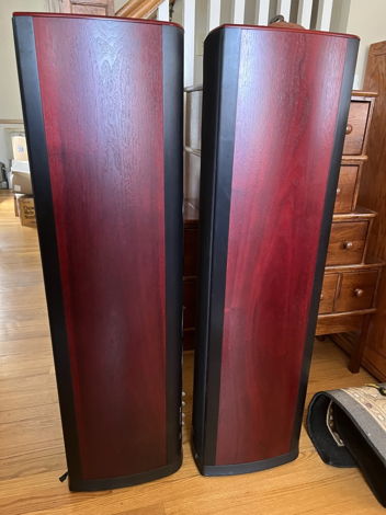 PSB Synchrony One Tower Speakers - Dark Cherry (Real Wo...