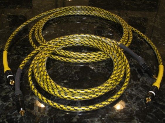 Analysis Plus Copper Oval Interconnects Yellow/Black *...