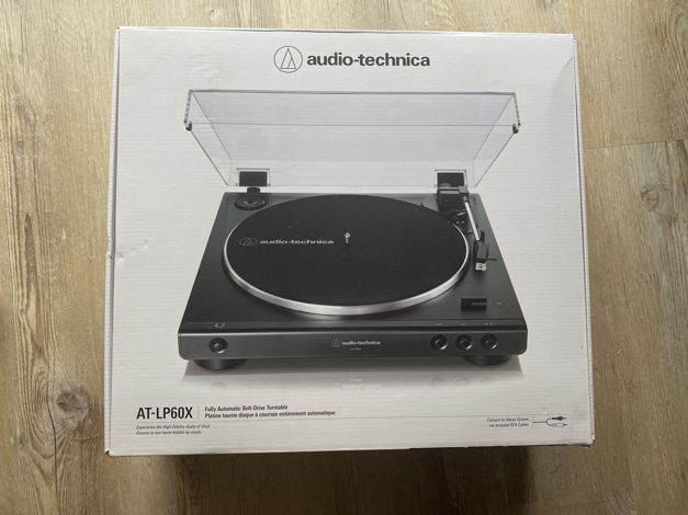 Audio-Technica AT-LP60X Fully Automatic Belt-Drive Ster...