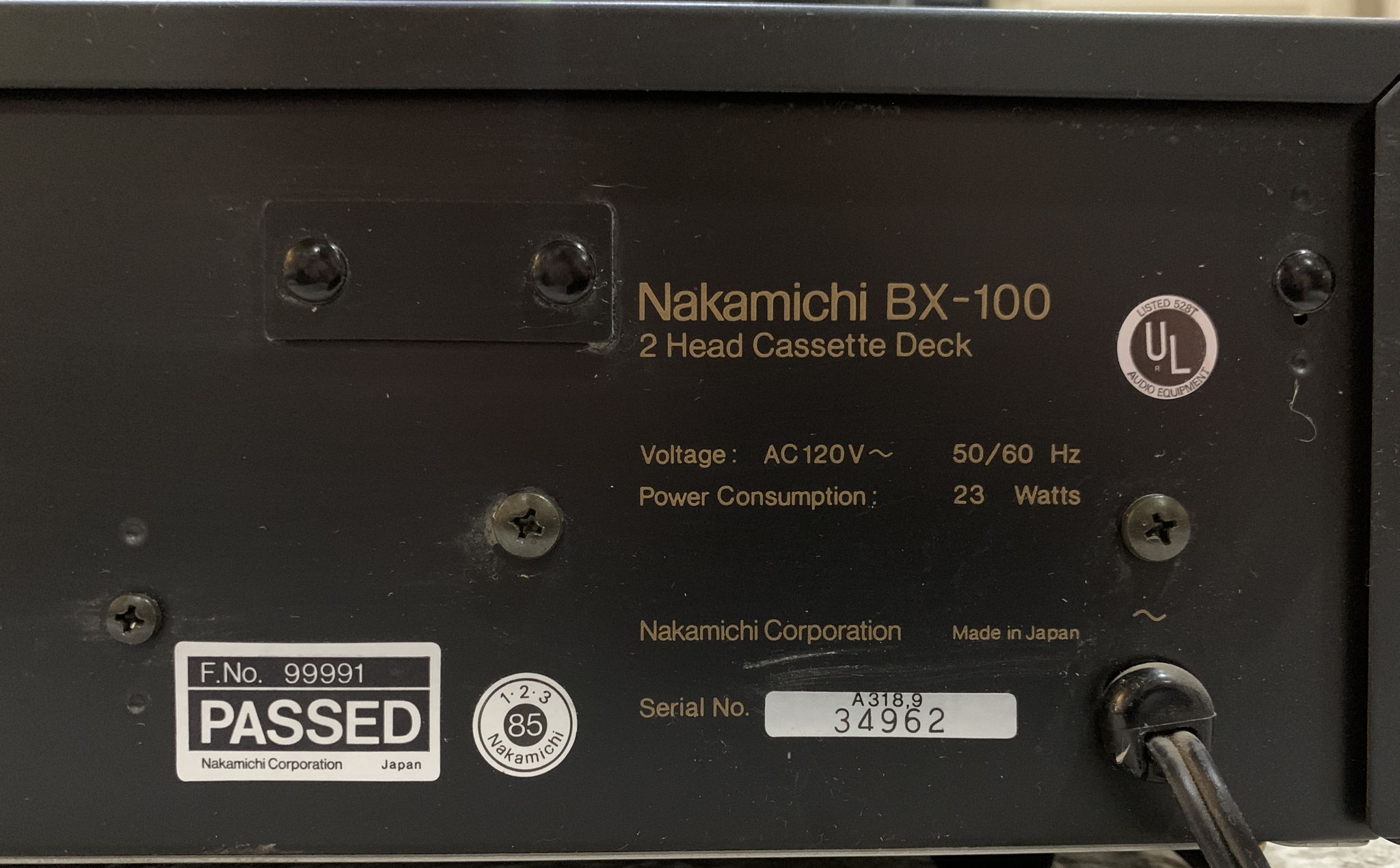 Nakamichi  BX-100 6