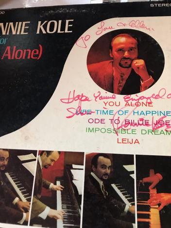Ronnie Kole "Plays For You Alone" autographed Ronnie Ko...