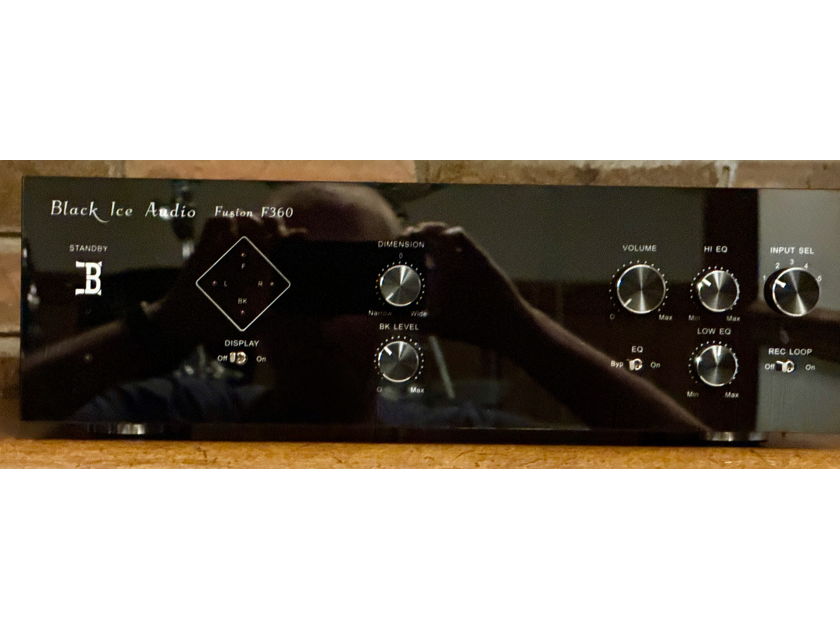 Black Ice Audio Fusion-360 tube preamp with spatial controls 9/10