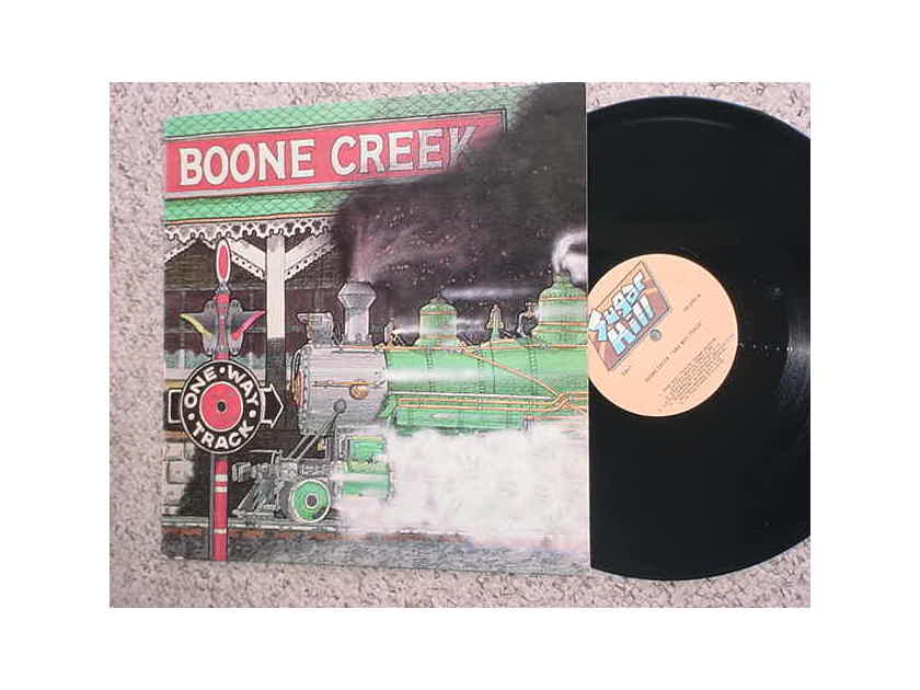 Boone Creek lp record - one way track Ricky Skaggs 1976 Sugar Hill
