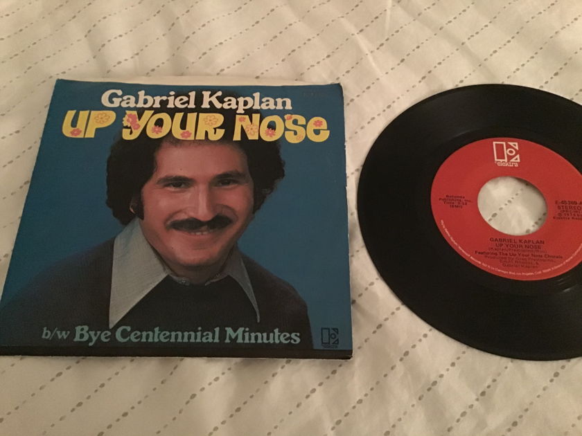 Gabriel Kaplan Up Your Nose 45 With Picture Sleeve
