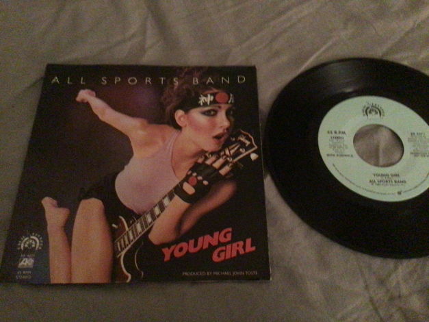 All Sports Band Promo 45 With Picture Sleeve  Young Girl