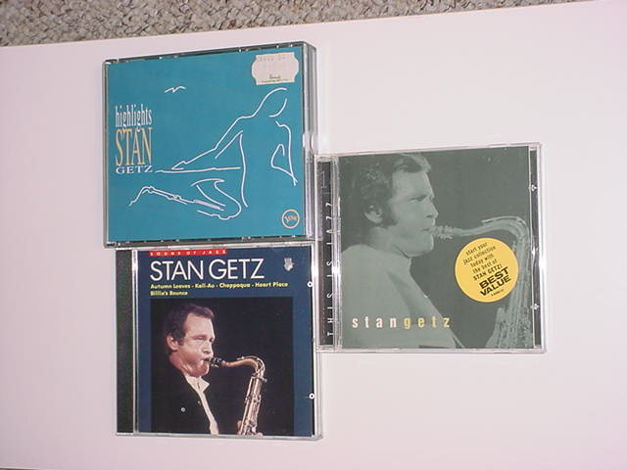 JAZZ 3 CD lot of cd's Stan Getz - this is jazz 14 and s...