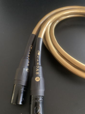 CARDAS AUDIO Golden Five使用 カスタムXLRケーブル Cardas HexLink Golden Five-C XLR Cable Pair - 3ft