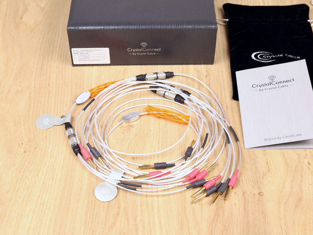 Crystal Cable Micro Diamond highend audio speaker cable...