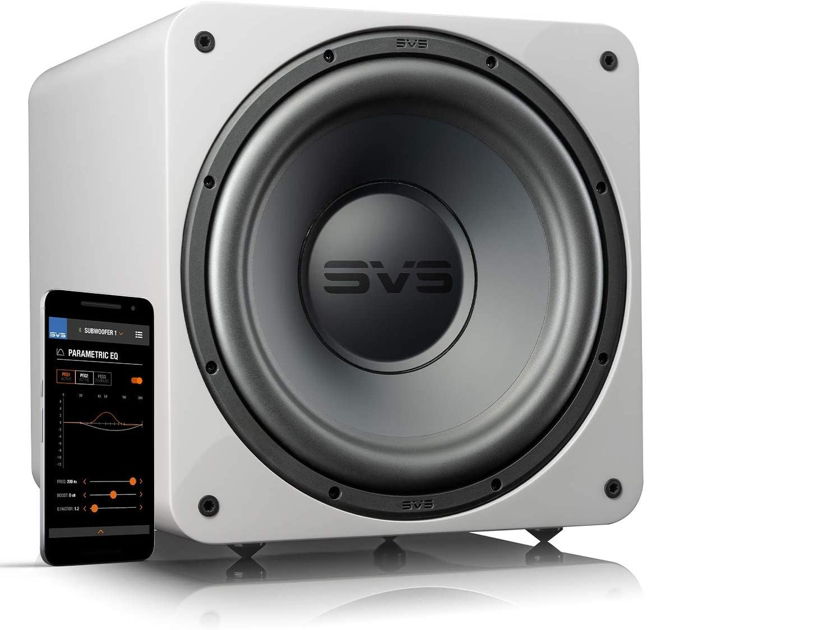 SVS SB-1000 Pro 12" Powered Subwoofer w/ Digital Processing & EQ - Gloss White