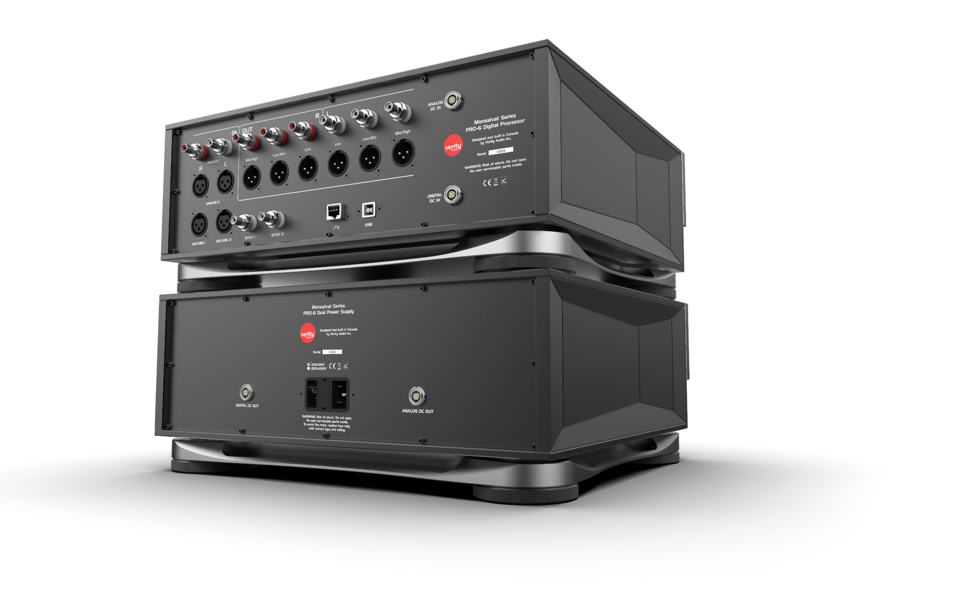 The Monsalva Pro-6 Audio Processor (ADC/DAC, Time delay, Preamp. Crossover)