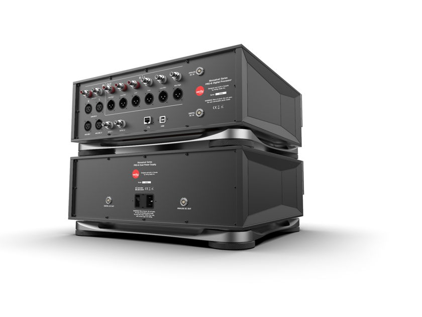 Exquisite Verity Audio Monsalvat Speaker System with 8 Subwoofers and Monsalvat Pro-6 Preamplifier