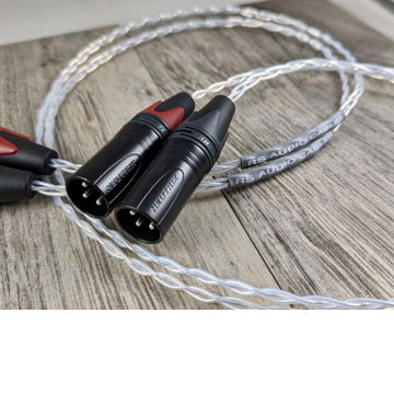 New RS Audio Cables Solid Silver Balanced XLR 1.5m Pai...
