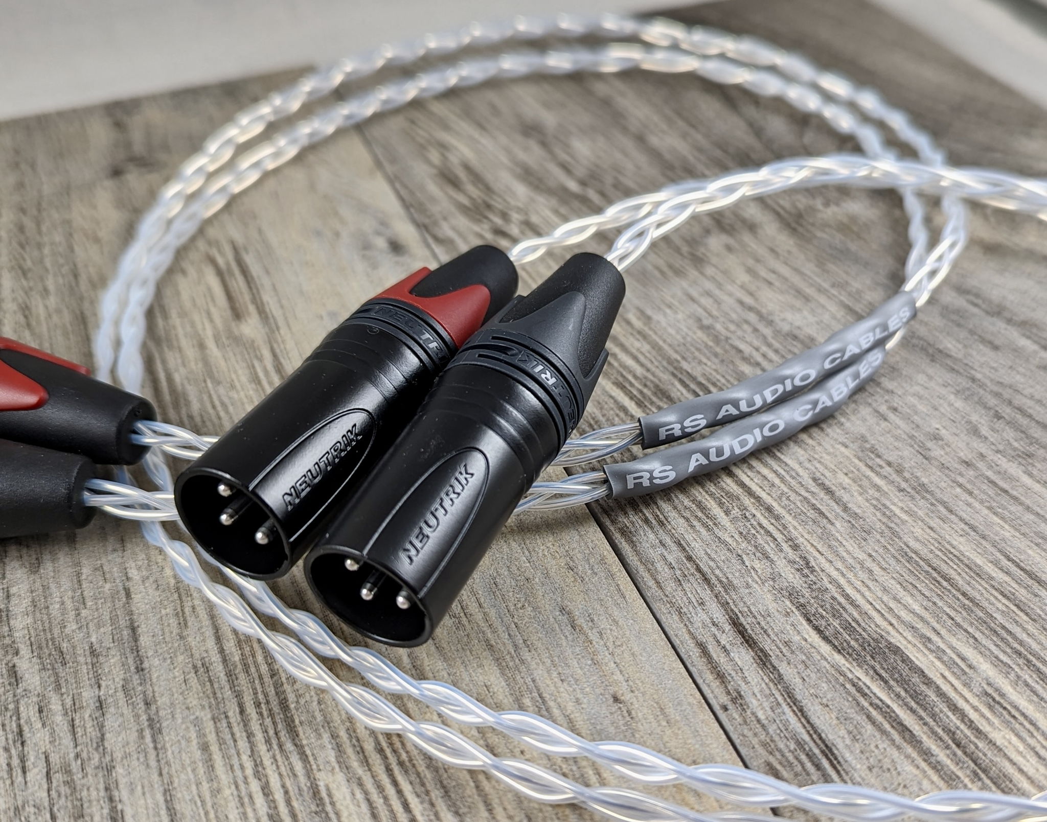 New RS Audio Cables Solid Silver Balanced XLR 1.5m Pai...